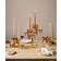 STOFF Nagel Taper Amber Candle 29cm 6pcs