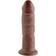 Pipedream King Cock Brown 9"