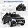 Costway Ride On Car Audi SQ8 12V Black