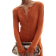 H&M Fine Knit Button Front Top - Orange