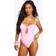 boohoo Paisley Print Underwired Swimsuit - Pink