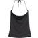 Bershka Draperad Topp Med Nitar - Svart
