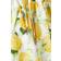 H&M Plumeti Dress - White/Oranges