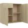 vidaXL Sonoma Oak Sideboard 80x75cm