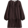 H&M Button Front Tunic Dress - Dark Brown