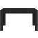 vidaXL 804203 Black Dining Table 74.5x140cm