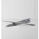 STOFF Nagel Taper Light Grey Candle 29cm 6pcs