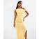 New Look Fallen Shoulder Maxi Dress - Light Yellow