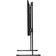 Pedestal Tube TV Floor Stand Black