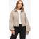 Vila Textured Clean Bomber Jacket - Natural Melange