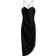 H&M Poimutettu Pellavasekoitteinen Mekko - Musta