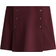 H&M Dame Vinrød Skorts Med Knapper - Vinrød