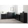 SECONIQUE Malvern Black Chest of Drawer 80x77cm