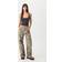 Stradivarius Tank Top With A Square Cut Neckline - Dark Grey