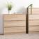 SECONIQUE Malvern Sonoma Oak Effect Chest of Drawer 80x77cm