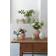 Knabstrup Keramik Grooves Mint Green Vase 20cm
