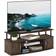 Furinno Jaya Large Entertainment Center Columbia Walnut/Black TV Bench 120x49.8cm