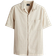 H&M Regular Fit Short Sleeved Linen Blend Shirt - Light Beige