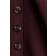 H&M Rib Knit Peplum Waistcoat - Burgundy