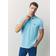 BOSS Paddy Logo Polo Shirt With Contrast Logo - Light/Pastel Blue
