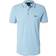 BOSS Paddy Logo Polo Shirt With Contrast Logo - Light/Pastel Blue