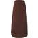Pieces HW Midi Skirt Kjol - Mörkbrun