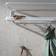 Essem Design Classic 650 White/Chrome Hat Shelf 120x29cm