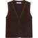 Mango Knitted V Neck Vest - Brown