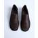 Topshop Corrie Real Leather Pony Flat Shoe Loafer - Chocolate