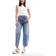 New Look Ankle Grazer Barrel Leg Jeans - Blue