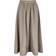 Apricot Soft Woven A-Line Midaxi Skirt - Grey