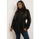 Yours Formal Wrap Coat Women's Curve Plus Size - Black