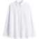 H&M Oversized Cotton Poplin Shirt - White