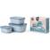Mepal Cirqula Rectangular High Nordic Blue Matlåda 3st