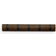 Umbra Flip 5 Black/Walnut Coat Hook 50.8cm