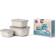 Mepal Cirqula Rectangular High Nordic White Food Container 3pcs