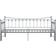 vidaXL Pull-out Grey Sofa 206cm 2 Seater
