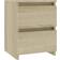 vidaXL 800519 Sonoma oak Sengebord 30x30cm