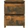 vidaXL 815327 Smoked Oak Bedside Table 30x30cm