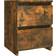 vidaXL 815327 Smoked Oak Bedside Table 30x30cm