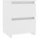 vidaXL 800513 White Bedside Table 30x30cm