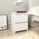 vidaXL 800513 White Bedside Table 30x30cm