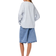 Pieces Oversized Paita Sadie - Vaaleansininen/Valkoinen