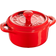 Staub Cocotte Cherry Red Cookware Set with lid 4 Parts