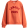 H&M Text Motif Sweatshirt - Orange/Paris