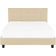 Beliani Waterbed Beige Frame Bed 190x218cm