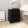 vidaXL 800515 Black Bedside Table 30x30cm