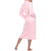 White Mark Women's Cozy Lounge Robe - Pink