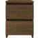 vidaXL 815331 Brown Oak Bedside Table 30x30cm