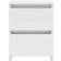 vidaXL 800525 White High Gloss Bedside Table 30x30cm